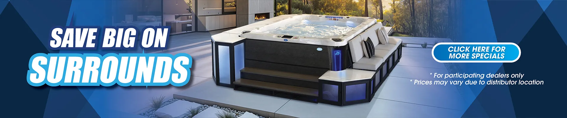 Calspas hot tub being used in a family setting - Abilene