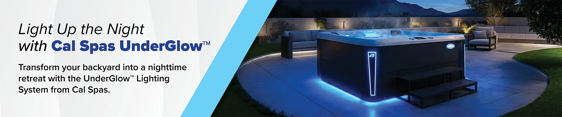 Calspas hot tub being used in a family setting - Abilene